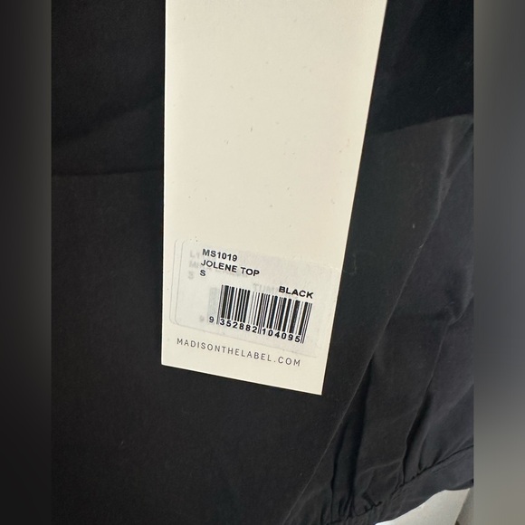 REVOLVE| MADISON THE LABEL JOLENE TOP IN BLACK BNWT - Picture 2 of 3